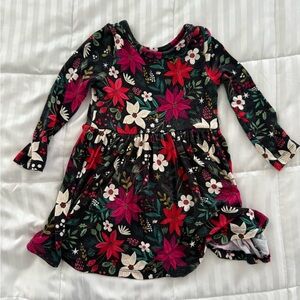 Little Sleepies Berry Merry Dress | Sz 12-18M